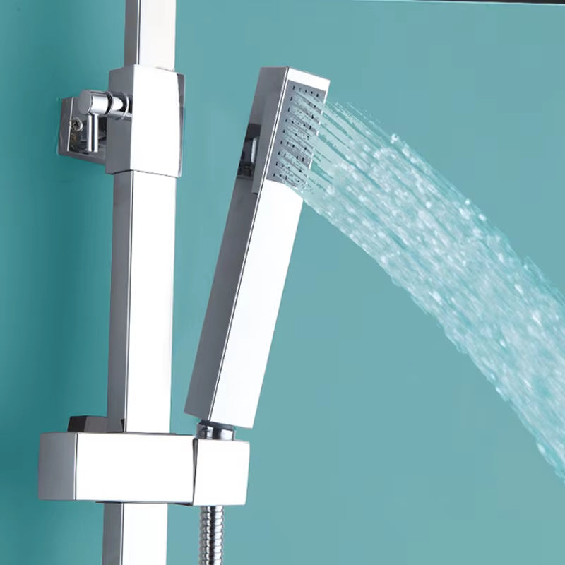 Bathroom Thermostatic Shower Set With Handheld Showerhead-6954
