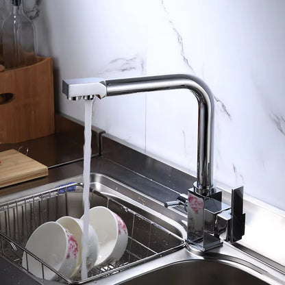 Kitchen Sink Countertop Mounted Square Pure Water Faucet-8908