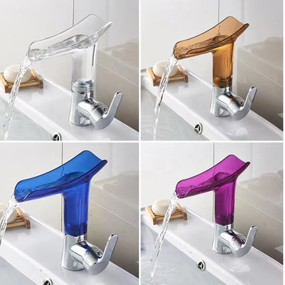 Bathroom Basin Waterfall Hot And Cold Water Faucet-7027