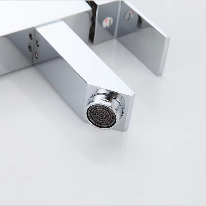 Bathroom Basin Single Handle Square Faucet-7028