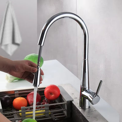 Pull-Out Single Handle Single Hole Kitchen Faucet-8331
