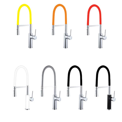 Kitchen Sink Countertop Mounted Hose Faucet With Bracket-8341
