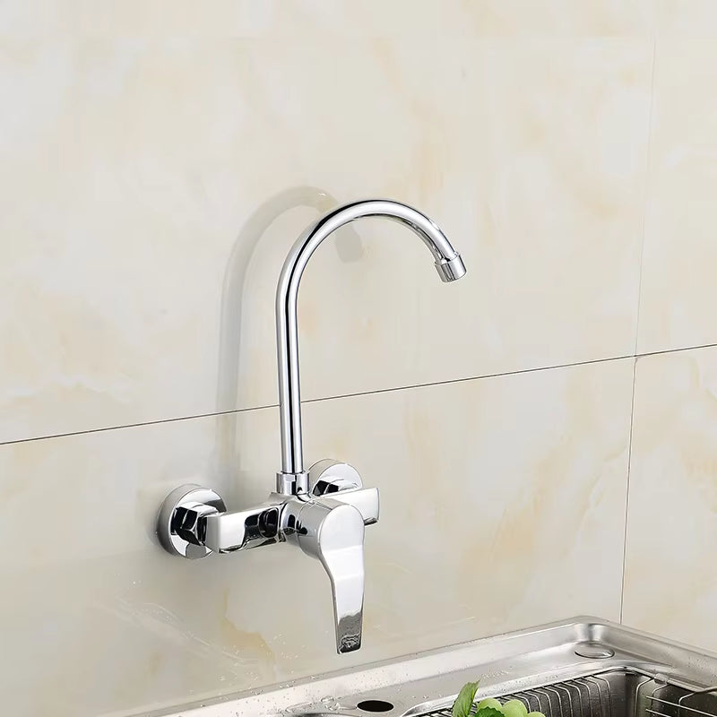Wall Mounted 360 Degree Rotating Sink Single Handle Faucet-8326