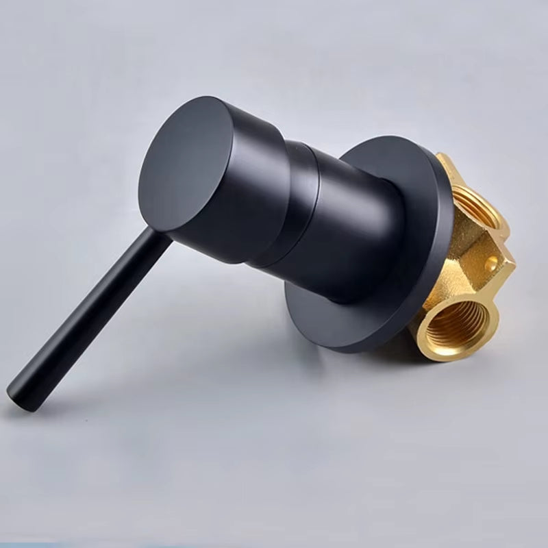 Handheld Gold Wall Mounted Cylindrical Bathroom Shower Head-6049BG