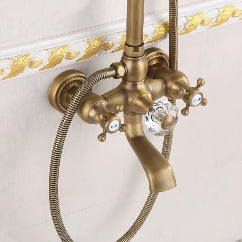 Luxury Single Handle Bronze Bathroom Thermostatic Shower-6208