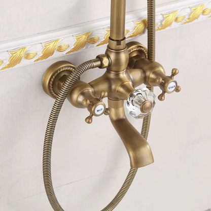 Luxury Single Handle Bronze Bathroom Thermostatic Shower-6208
