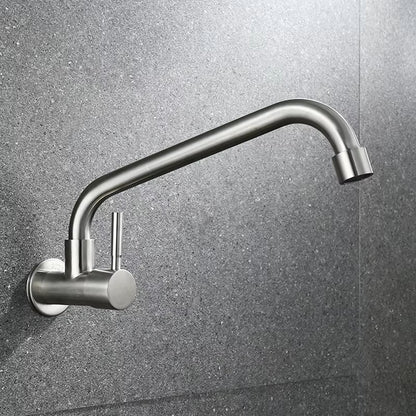 Kitchen And Bathroom Wall Mounted Space Saving Faucets-5943