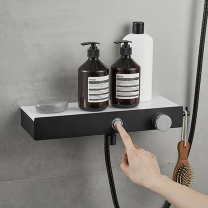 Wall Mounted Rectangular Bathroom Simple Shower Head-6226