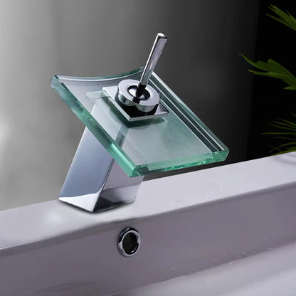 Bathroom Vanity Glass Waterfall Faucet-7267