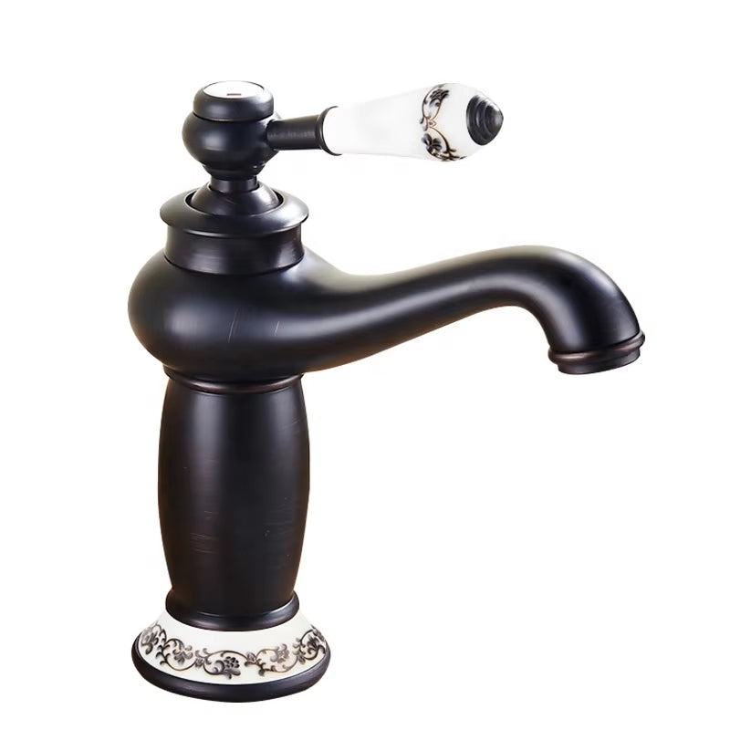 Elegant Retro Bathroom Basin European Style Luxury Faucet-7105