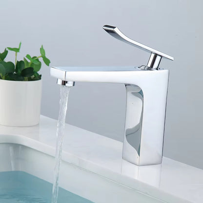 Wide Range Bathroom Washbasin Sink Square Faucet-7052