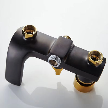 Brass Now Bathroom Black Bath Bath Set Shower Head-6223