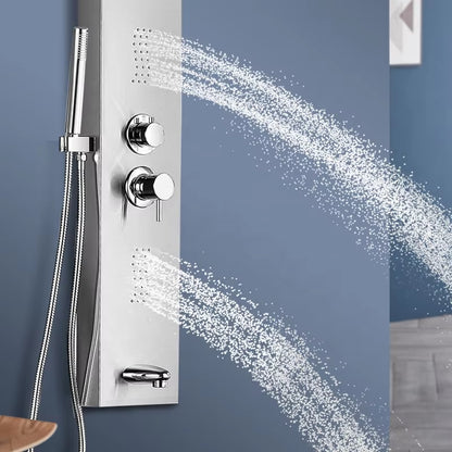 Shower Column Set Wall Mounted Waterfall Tower Massage Shower Head-6663