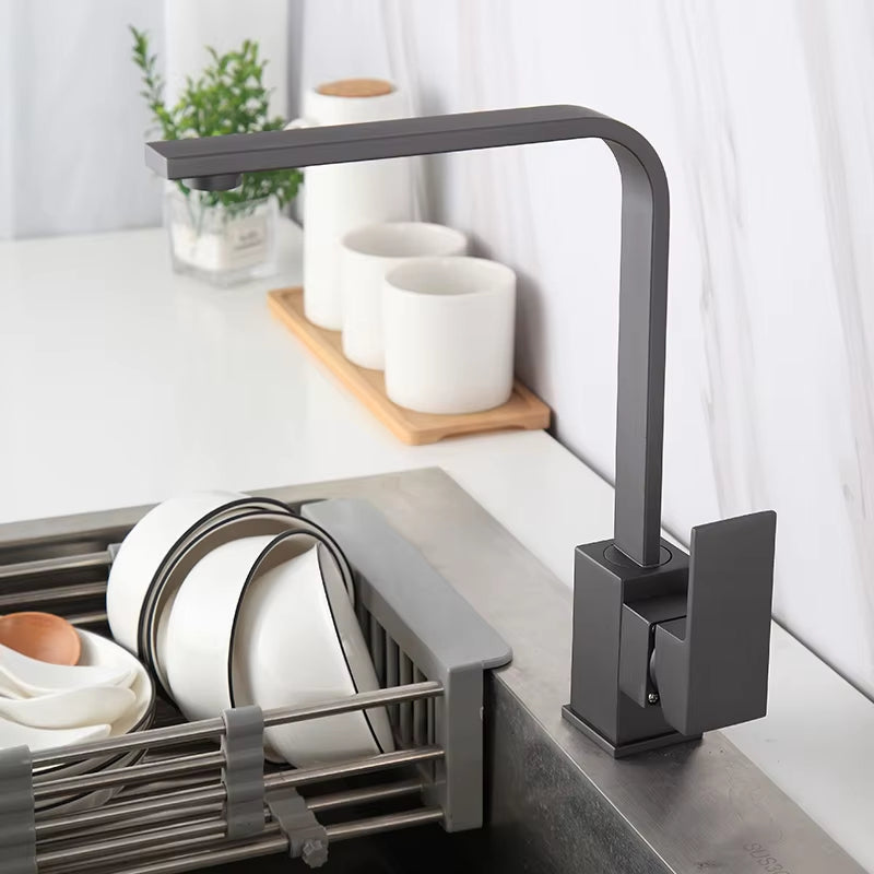 Simple High-End Design 360-Degree Kitchen Faucet-8578