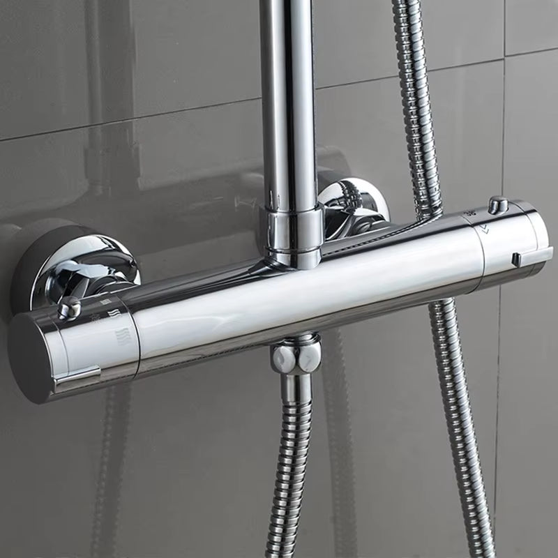 Wall Mounted Bathroom Shower Set With Handheld Showerhead-6956ABS