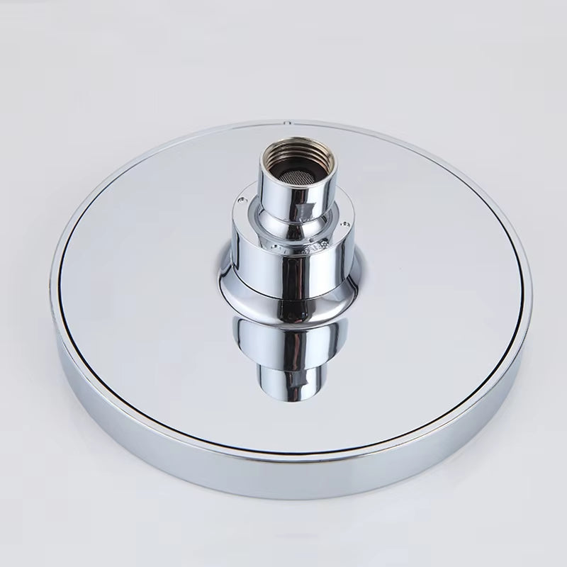 Upgraded Thickened Overhead Round Pressurized Shower Head-5535
