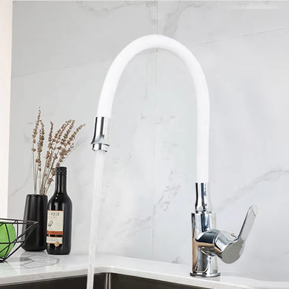 Flexible Kitchen Countertop Mounted Brass Faucet-8416B