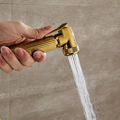 Wall Mounted Shower Cubicle With Square Handle And Spray Gun Shower Head-6239