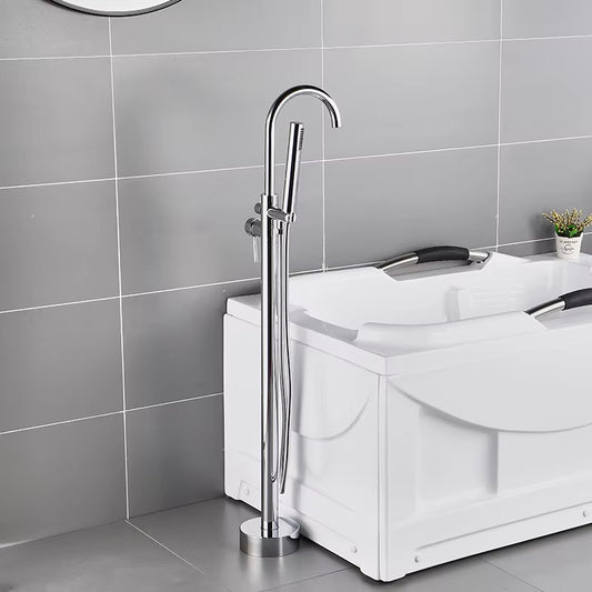Floor Standing Bathroom Bathtub Faucet With Handheld Shower-6708