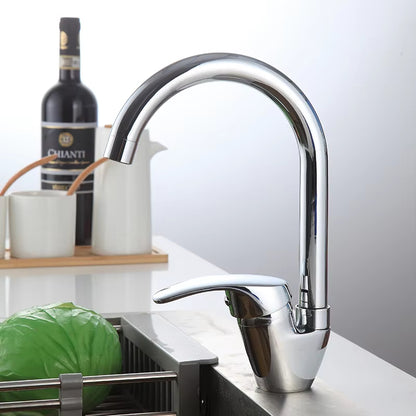 Simple Kitchen Sink Single Handle Single Hole Faucet-8514
