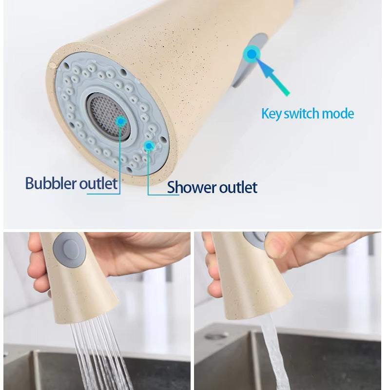 360 Degree Rotating Kitchen Sink Countertop Pull-Out Faucet-8579