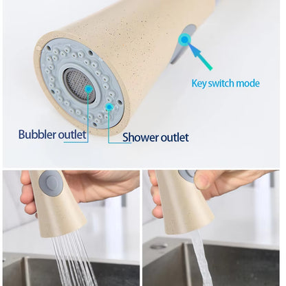 360 Degree Rotating Kitchen Sink Countertop Pull-Out Faucet-8579