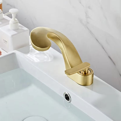 Modern Bathroom Single Handle Single Hole Mixer Tap-7213B