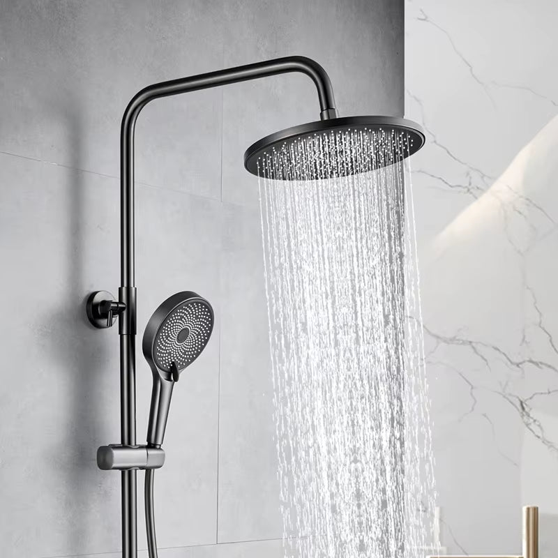 Rainwater Wall Mounted Brass Simple Shower Faucet-6039GR