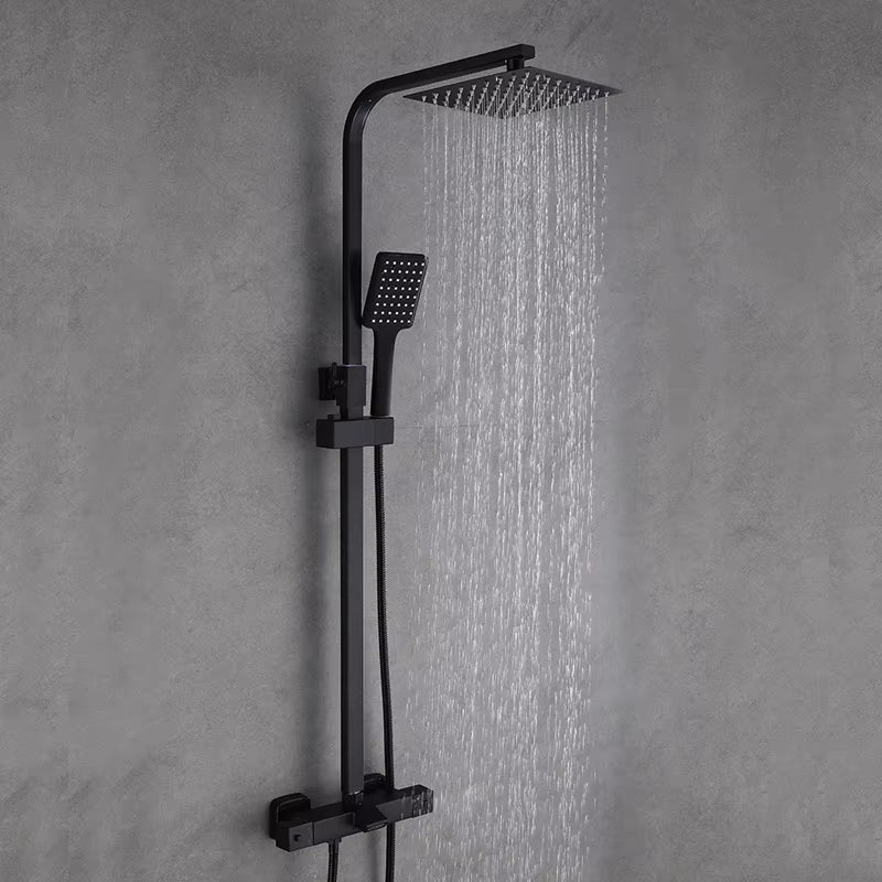 Wall Mounted Shower Set Rain Shower Thermostatic Faucet-6903