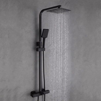 Wall Mounted Shower Set Rain Shower Thermostatic Faucet-6903