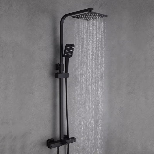Wall Mounted Shower Set Rain Shower Thermostatic Faucet-6903