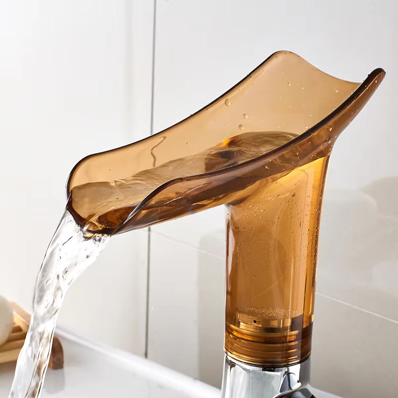 Bathroom Basin Waterfall Hot And Cold Water Faucet-7027