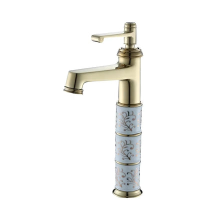 Elegant Retro Design Bathroom Tall Basin Faucet-7125
