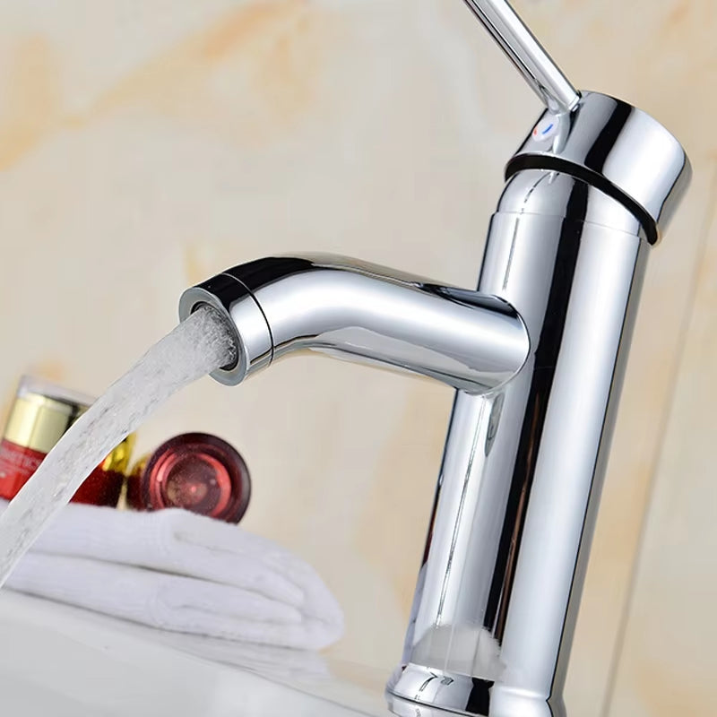 Bathroom Countertop Installation Of Hot And Cold Mixing Faucet-7173