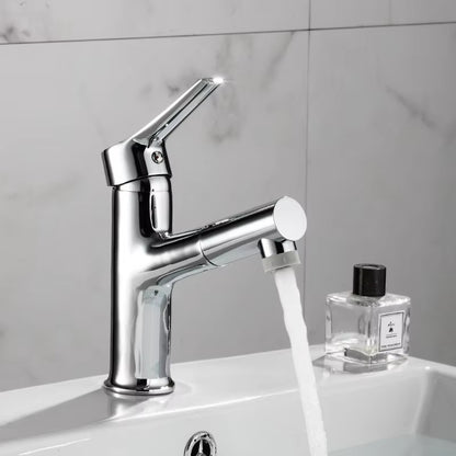 Pull-Out Bathroom Basin Sink Faucet-7507