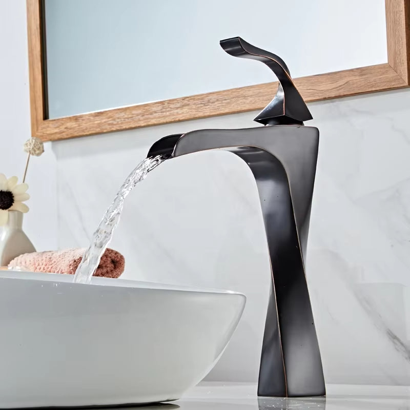 Unique Design Bathroom Basin Waterfall Faucet-7210
