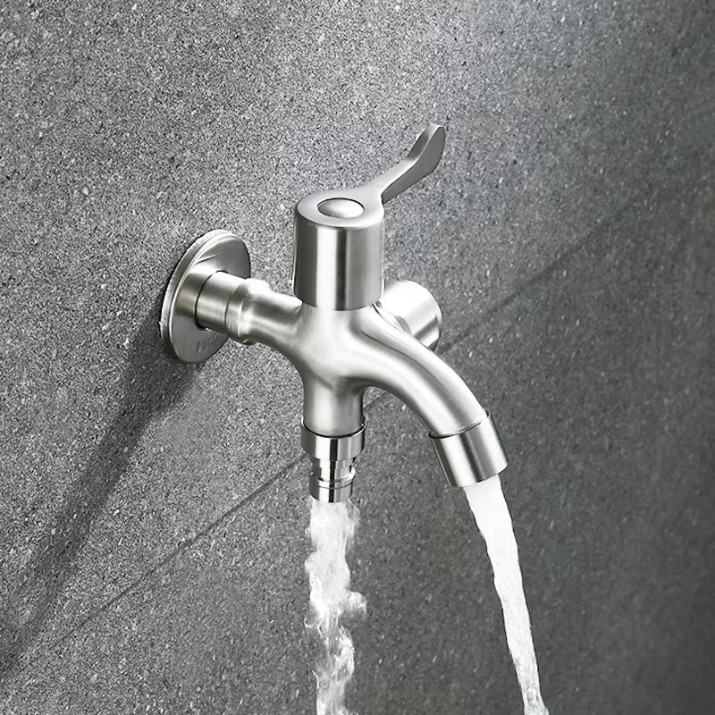 Modern 304 Stainless Steel Outdoor Wall Tap Water Single Faucet-2212