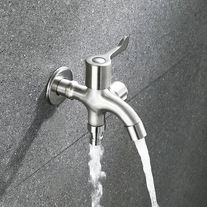 Modern 304 Stainless Steel Outdoor Wall Tap Water Single Faucet-2212