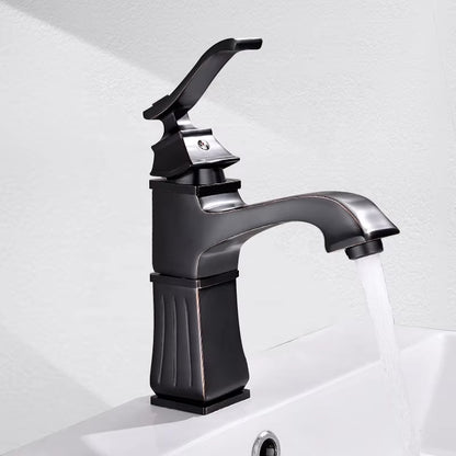 Bathroom Basin Sink Single Handle Swivel Faucet-7074