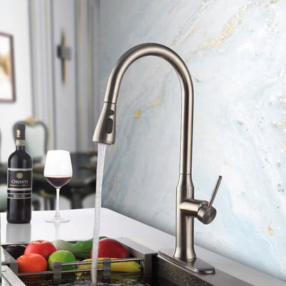 Pull-Out Countertop Mounted Single Handle Faucet-8406