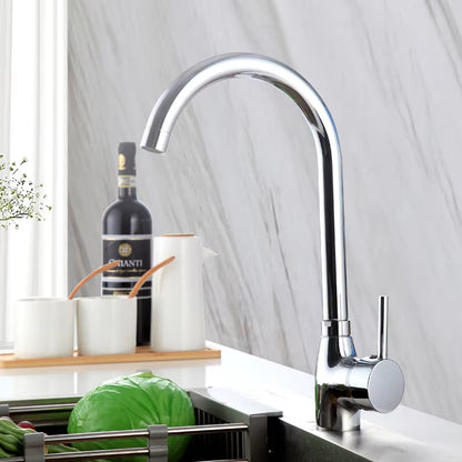 Simple Kitchen Sink Single Handle Single Hole Faucet-8510