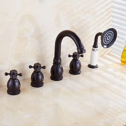 Bathroom Bathtub Faucet Hot And Cold Split Shower Set-6704
