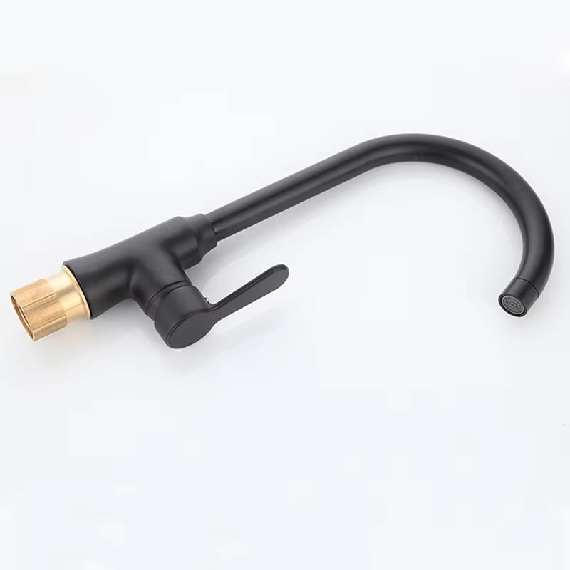 Premium Black Water Kitchen Sink Hot And Cold Water Faucet-8412