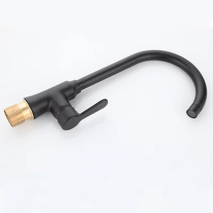 Premium Black Water Kitchen Sink Hot And Cold Water Faucet-8412