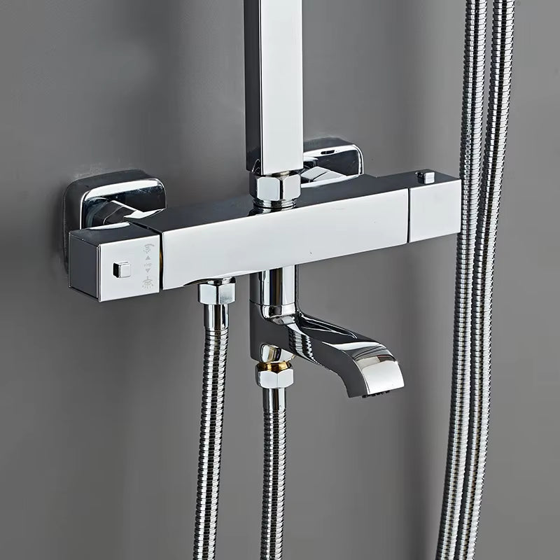 Wall Mounted Bathroom And Toilet Thermostatic Shower Set-6943