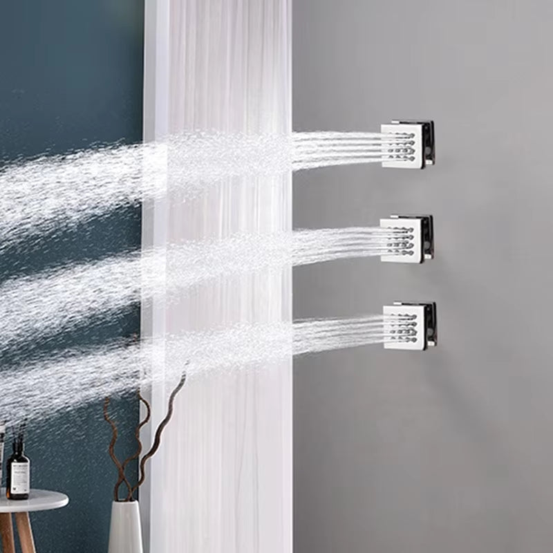 Wall Mounted Shower Set Luxury Led Shower Light Rain Shower Set-6569