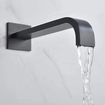 Wall Mounted Shower Set Black Luxury Brass Set Rain Shower Set-6547