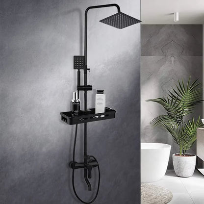 Black Brass Furniture Shower Room Dedicated Bath Shower Set-6045