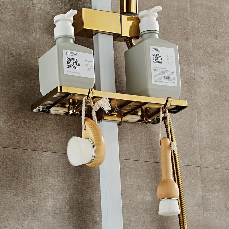 Platinum Square Handle Shower Toilet Shower-6237