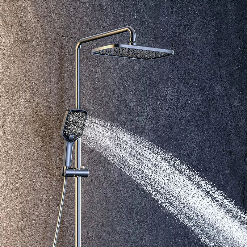 Luxury Temperature Display Piano Key Shower Set-6066
